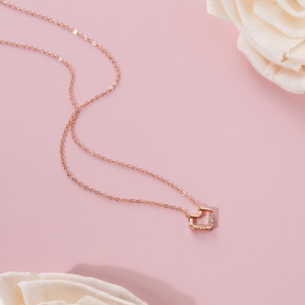 Sterling Silver Heart Necklace - Image 2